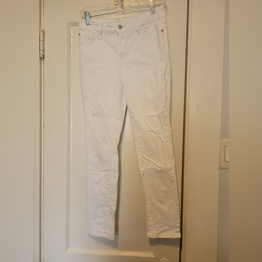 White NYDJ Skinny Jeans